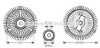 AVA QUALITY COOLING MSC415 Clutch, radiator fan